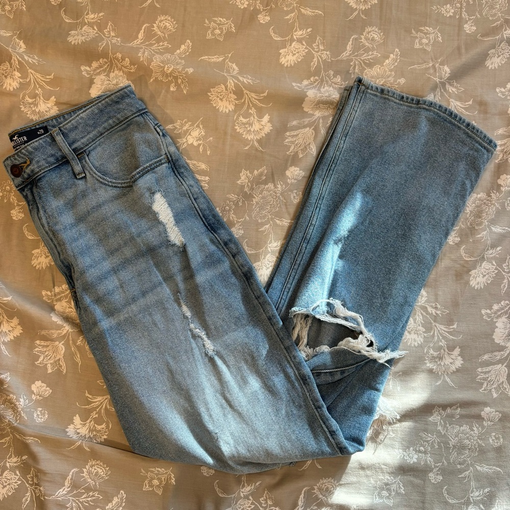 Hollister Highest Rise Dad Jean Size 9 SHORT